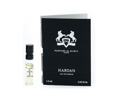 1 Vial Sample HABDAN by PARFUMS DE MARLY for Unisex 0.05 oz Eau de Parfum Spray