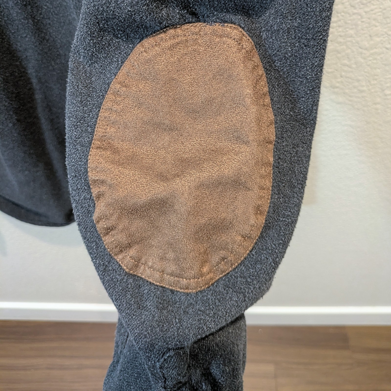 GAP dark gray jacket with elbow patch - Size Large - image 3