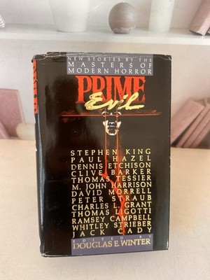Prime Evil: Douglas Winter 1988 HCDJ 1st Print Stephen King