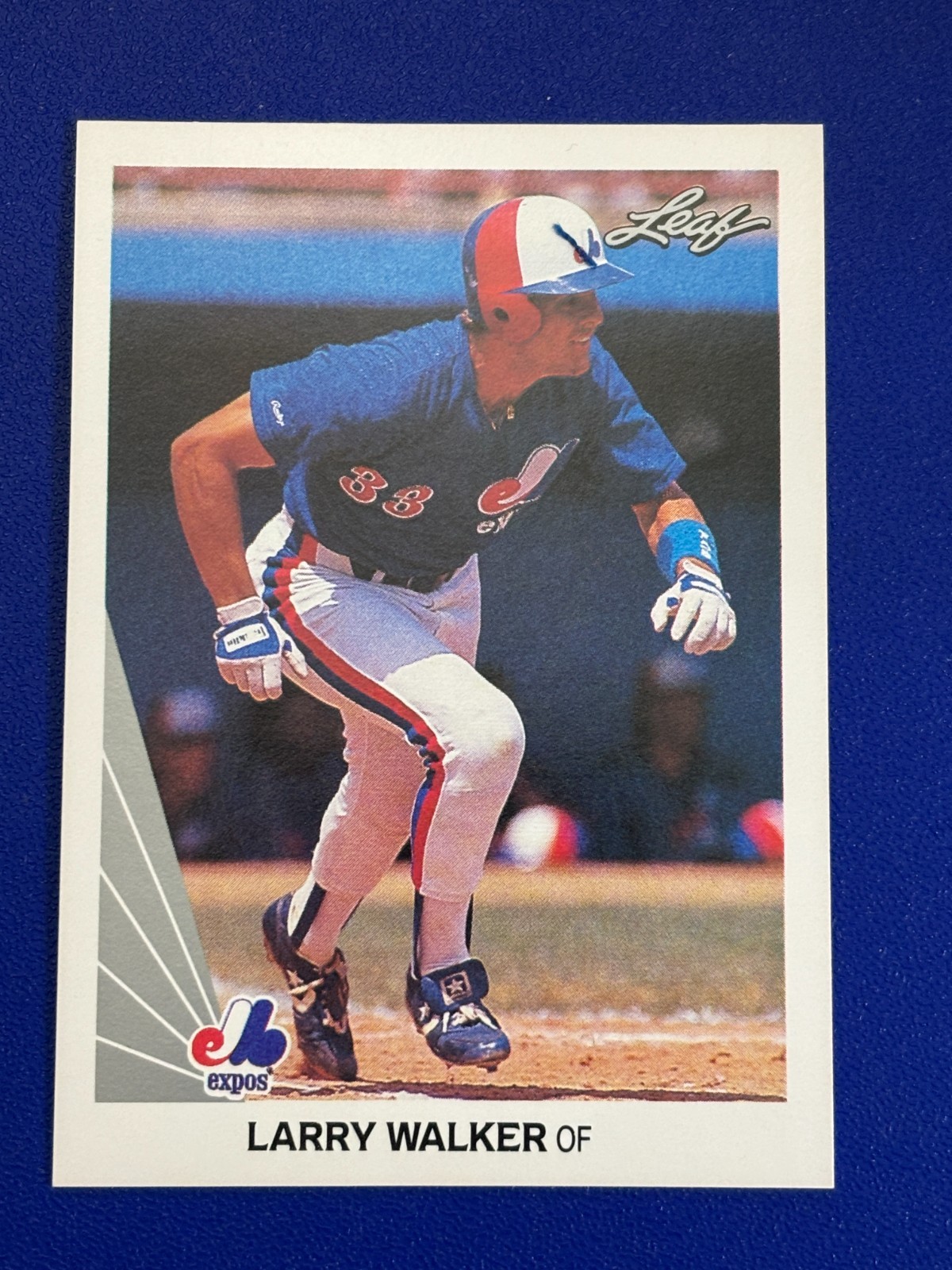 ⚾ 1990 Leaf Baseball Base Card Rookie #325 Larry WALKER ⚾