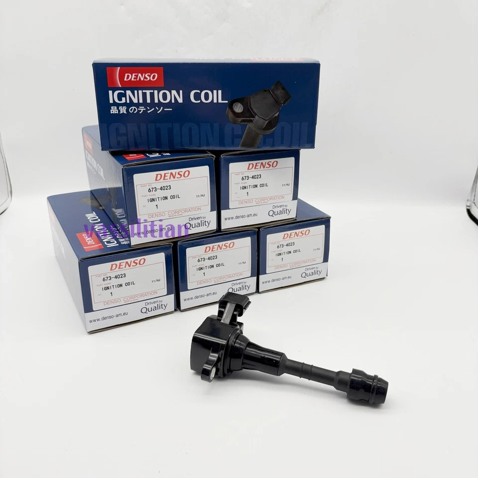 6Pcs DENSO Ignition Coil 22448-8J115 673-4023 For Nissan Pathfinder Maxima UF349 Foto 2 de 4