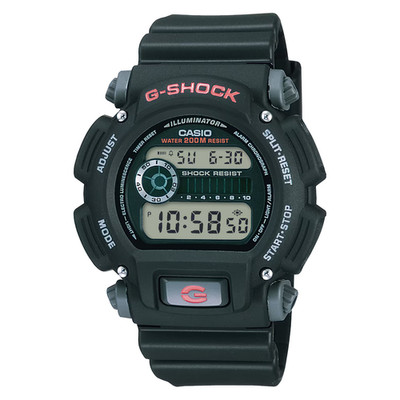 Casio G-Shock DW9052-1V 200M WR 24HR Stopwatch Black Resin Band Watch 9052 SERIE