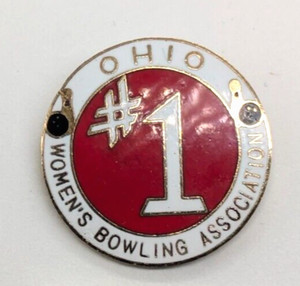 #1 Ohio Women's Bowling Association WBA Lapel Pin