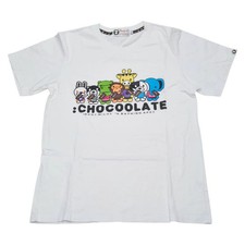 A Bathing Ape Baby Milo TShirt White Multicolor Cotton Size L Used
