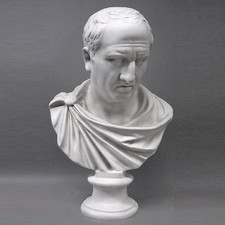 Cicero Roman Orator Emperor bust 28" Museum Sculpture Replica Reproduction