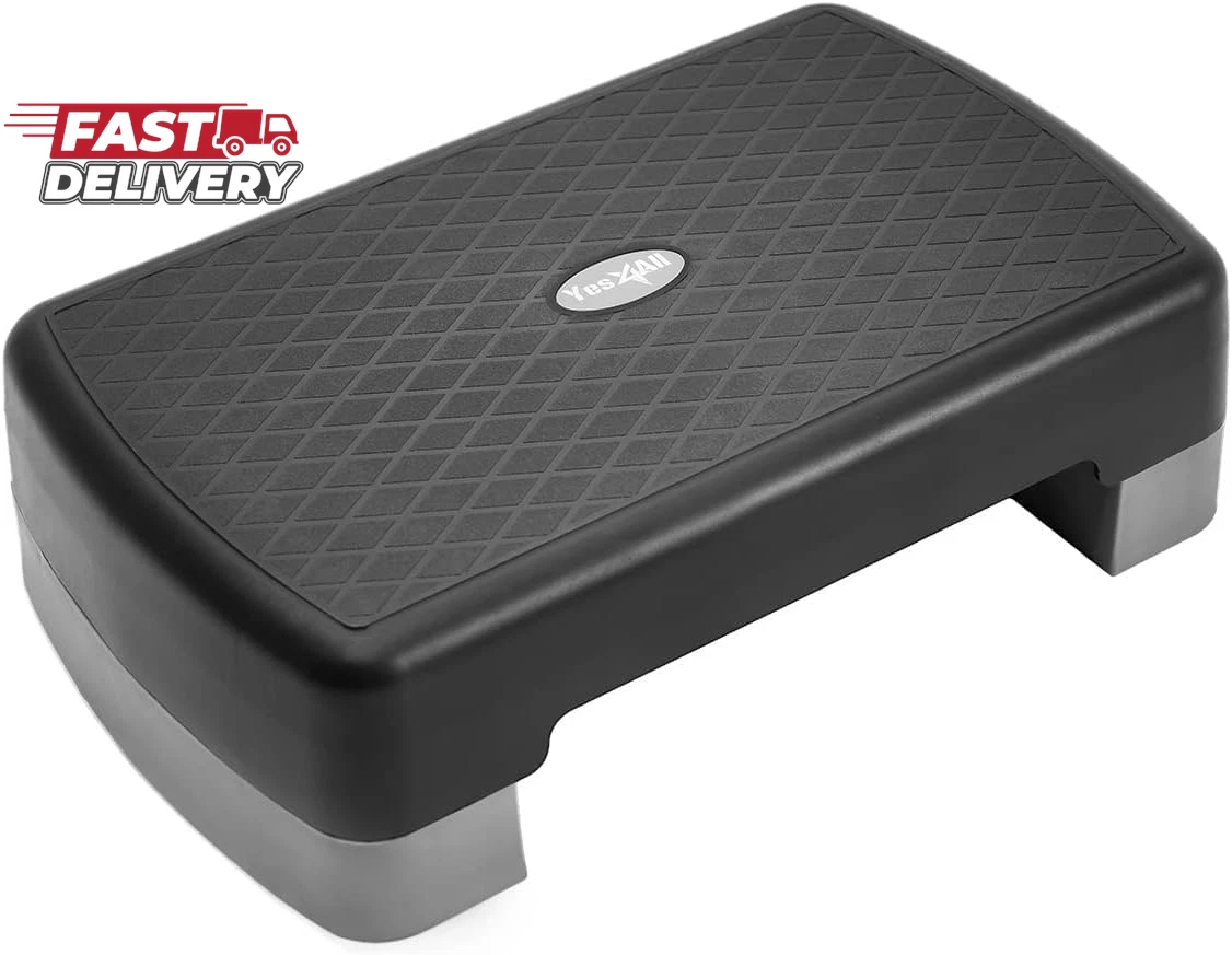 Yes4All Elevadores extra ajustables de 16 x 16 pulgadas para ejercicios