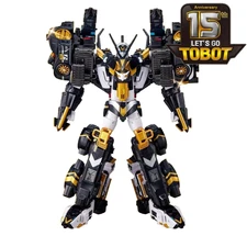 TOBOT V Master V Black 15th Anniv. Ed. Ultimate 6-in-1 Transforming Robot Figure