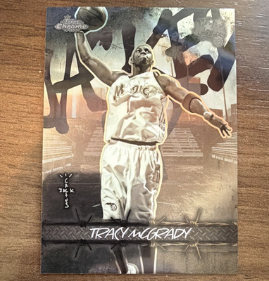 Topps 2006 Topps Chrome Tracy McGrady Jacked Up Insert JU-35 Magic