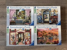 LOT of 4 - 1500 Piece Ravensburger Jigsaw Puzzles