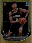 2025 Bowman Basketball Gold Geometric Refractor Jeremiah Fears #BCV-7