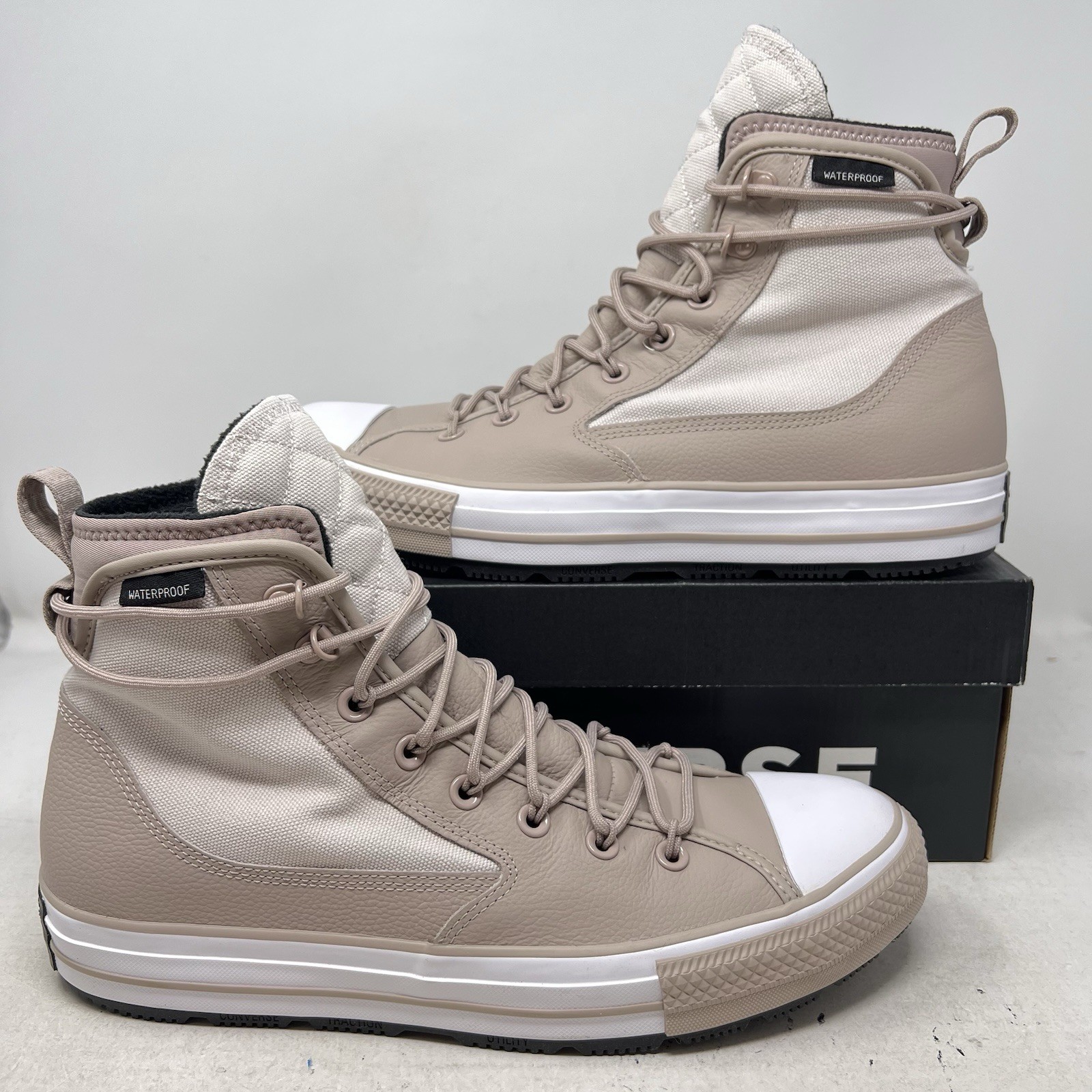 Converse Chuck Taylor All Star Terrain Utility High Top Mens Leather Canvas Shoes Size 11.5-image