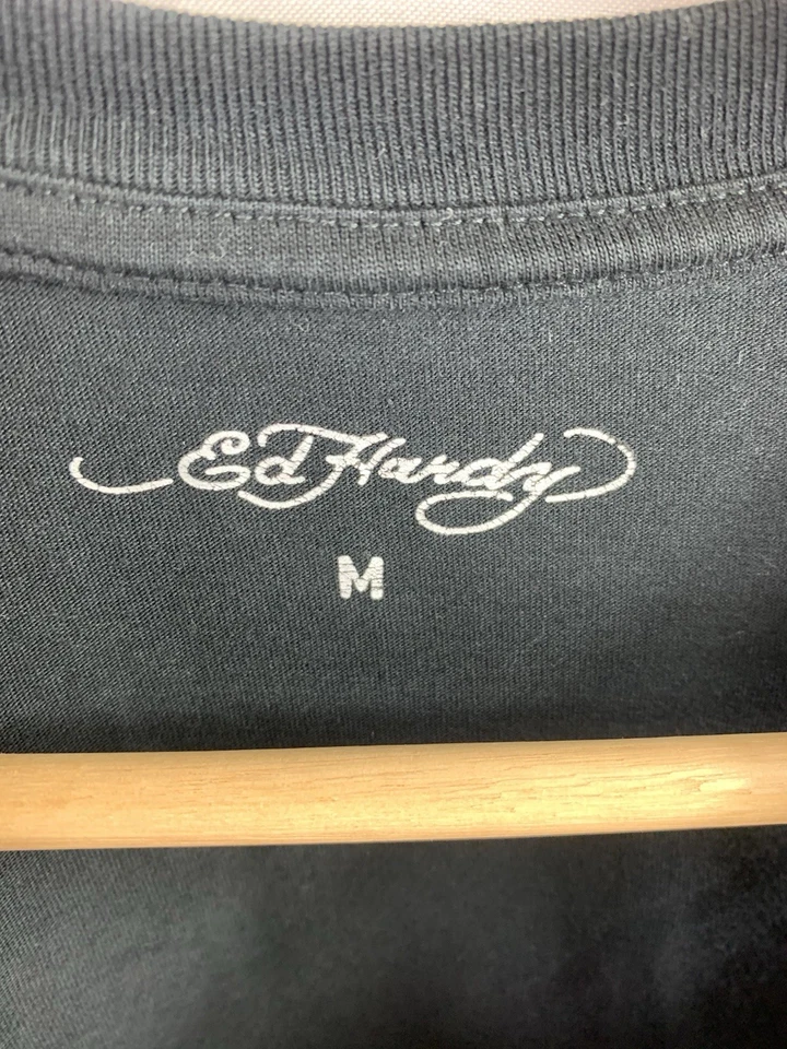 Camiseta gráfica Ed Hardy Panther para hombre talla mediana Foto 4 de 4