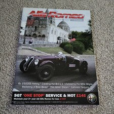 Alfa Romeo Owners Club Magazine  Vol 45/1 2011 Excellent Condition