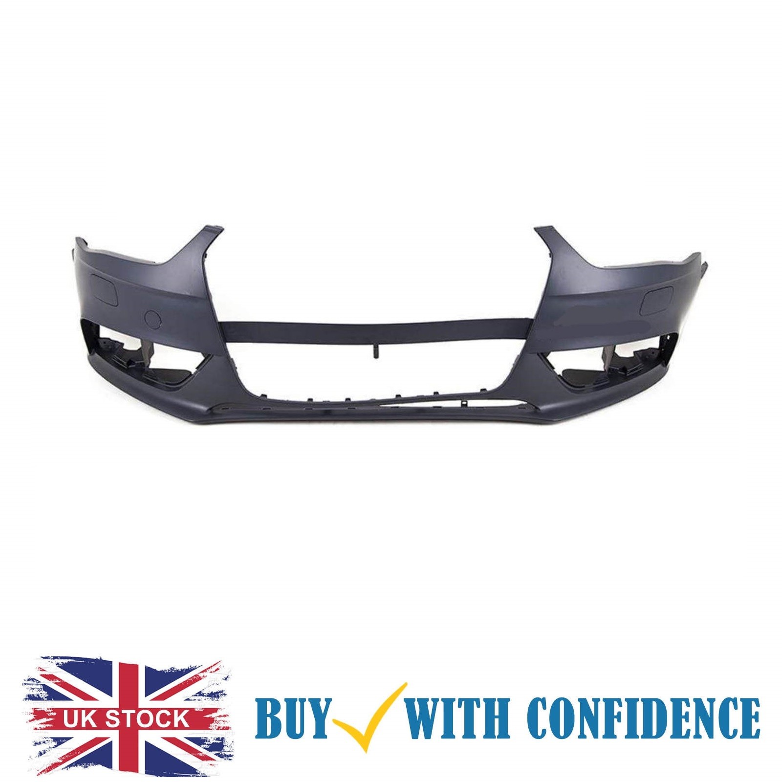 Front Bumper Primed Not For S Line Or S4 Fits Audi A4 2012-2015 High Quality - Image 3