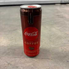 2021 Coca-Cola with Coffee Dark Blend Empty 12 oz Slim Can Collectible Coke