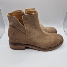 Celtic & Co Ankle Boots UK 3 Tan Suede Winter Walking Beige Sand