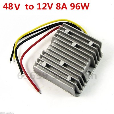 New Waterproof DC/DC Converter Regulator 48V Step Down to 12V 8A 96W #jd