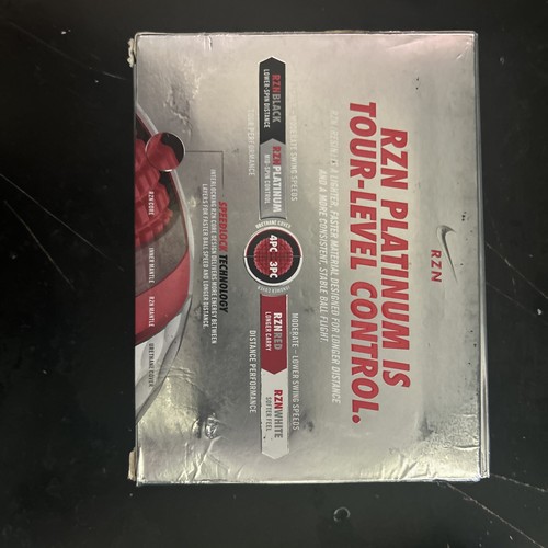 NEW Nike RZN Platinum Golf Balls - 1 Dozen - 4 Sleeves Tour Level Control - Picture 2 of 4