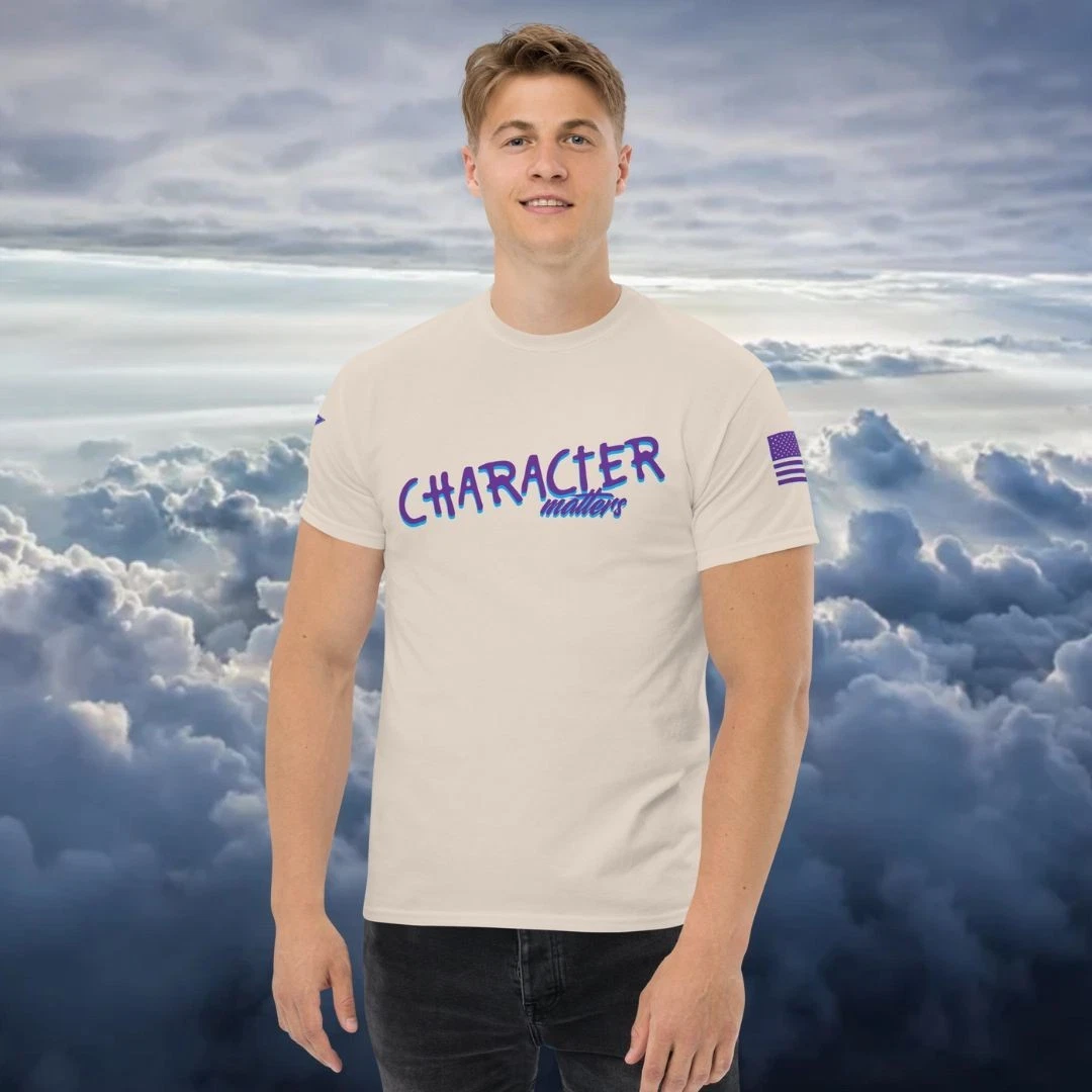 Character Matters T-Shirt | Warrior Veteran Clothing | Patriotic Faith Integrity
Opens in a new wind