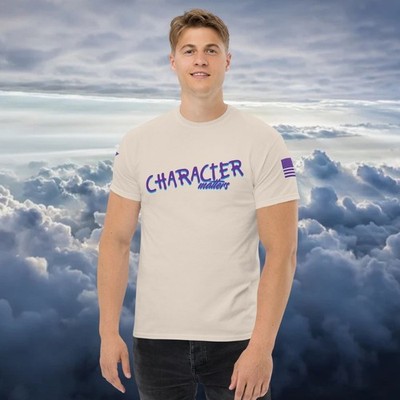 Character Matters T-Shirt | Warrior Veteran Clothing | Patriotic Faith Integrity