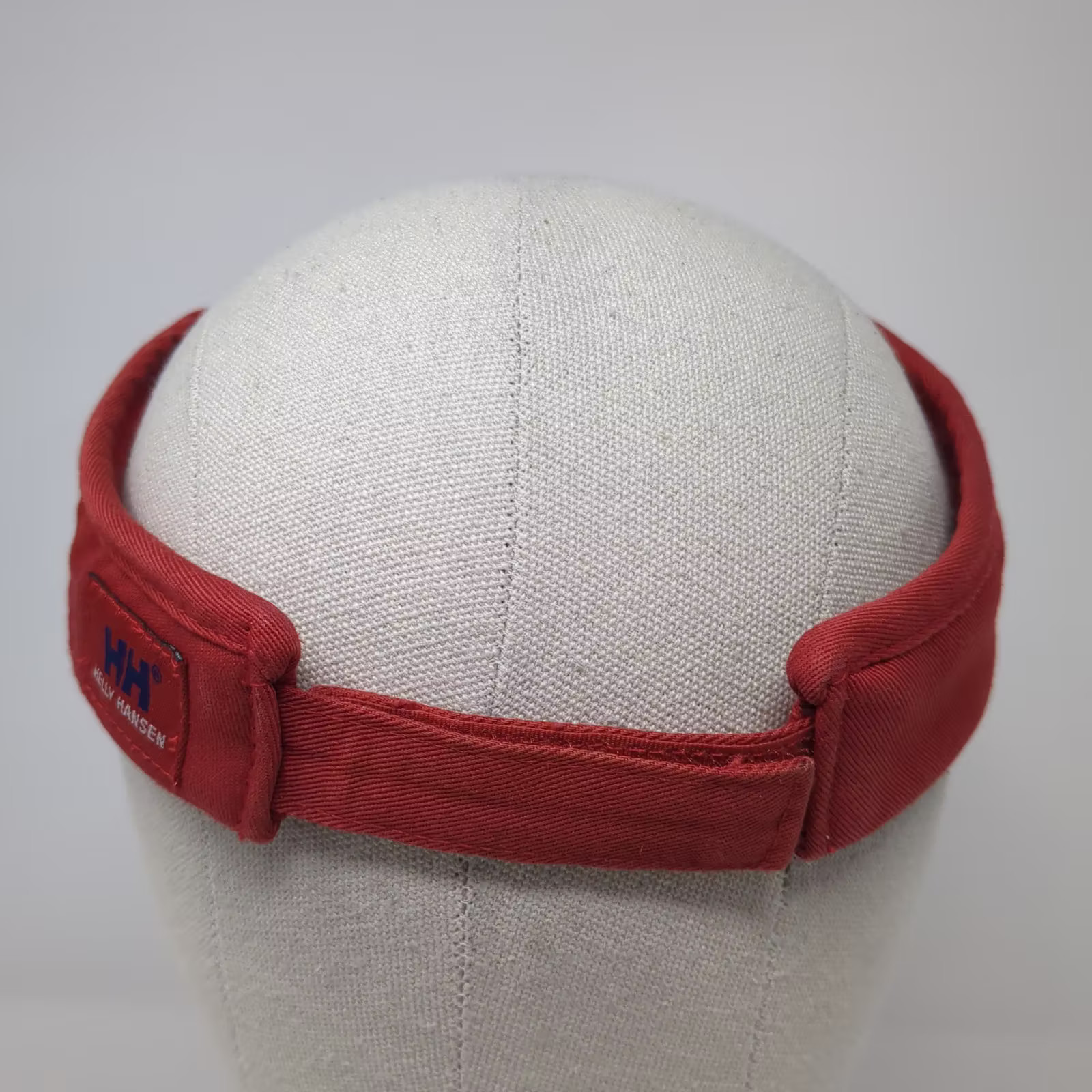 Helly Hansen Visor Red Silver Hat OS Strapback Em… - image 6