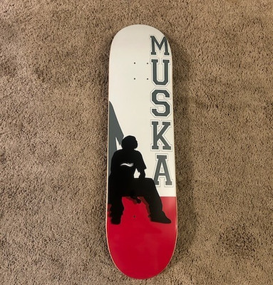 Chad Muska Red Silhouette Shorty's Skateboard Reissue deck USA RARE - BRAND NEW