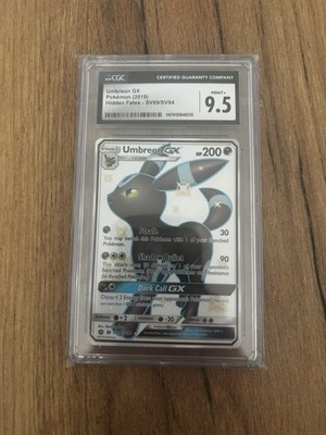 Umbreon GX SV69/SV94 Hidden Fates Holo Rare EN CGC 9.5