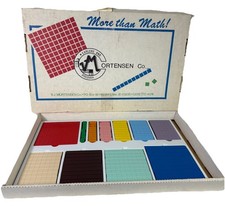 Vintage Mortensen More Than Math Block Set MANIPULATIVES  WORKBOOKS Montessori