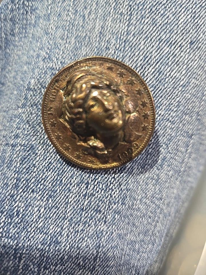 1909 Morgan Pop Out Half Dollar - Image 2 of 4