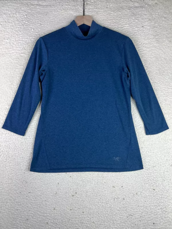 arcteryx lumin mock neck 3/4 sleeve base-layer
