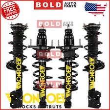 Front & Rear Strut and Coil Spring Set 4PCS Monroe For 2007-2014 Honda CR-V