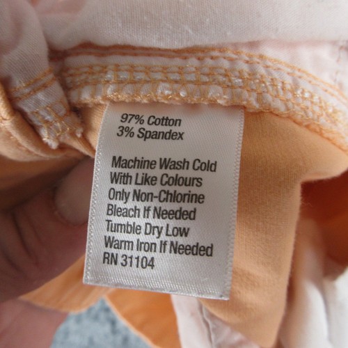 Pantalones Cortos Kim Rogers Mujer 16 Naranja Chino 34x8* - Imagen 11 de 14