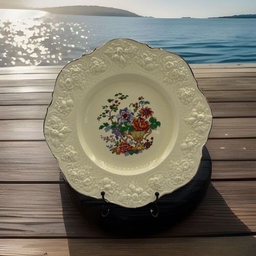 Crown Ducal Gainsborough Floral Basket 10" Plate - Picture 1 of 5