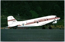Airplane Otis Spunkmeyer Air Douglas DC-3C (C-47B-DK) N97H Boeing Postcard