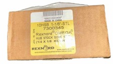 Rexnord OMEGA 7300345 10hsb Hub 1-1/8in - STL. HUB STOCK BORE STEEL.      T1