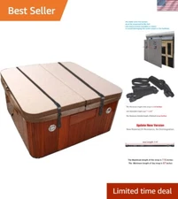 Wind Locking Straps for Spa Covers, Heavy Duty, 9.5 Ft - Perfect Fit Security