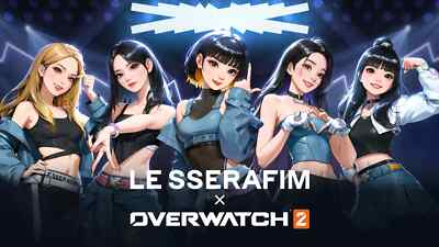 LE SSERAFIM X OVERWATCH 2 - BLIZZCON 2023 (ONLY SAKURA) PHOTO CARD