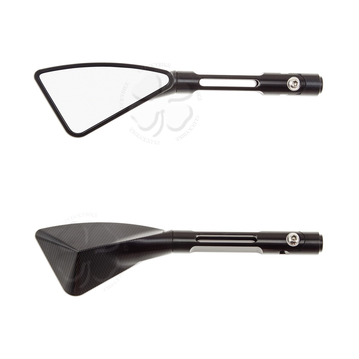 Raptor CNC Rear View Mirror Black Universal 8mm 10mm Hand Glass