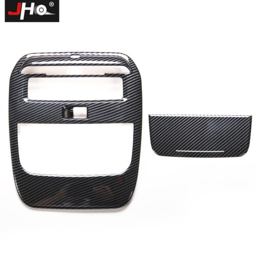 Carbon Fiber Style Car Front Reading Light Cover Frame Trim For Ford F150 2021 - Picture 8 of 8