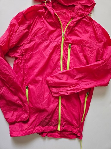 Jack Wolfskin M Pink Lightweight Waterproof Windbreaker Running Jacket YM1 -1 - Picture 2 of 3