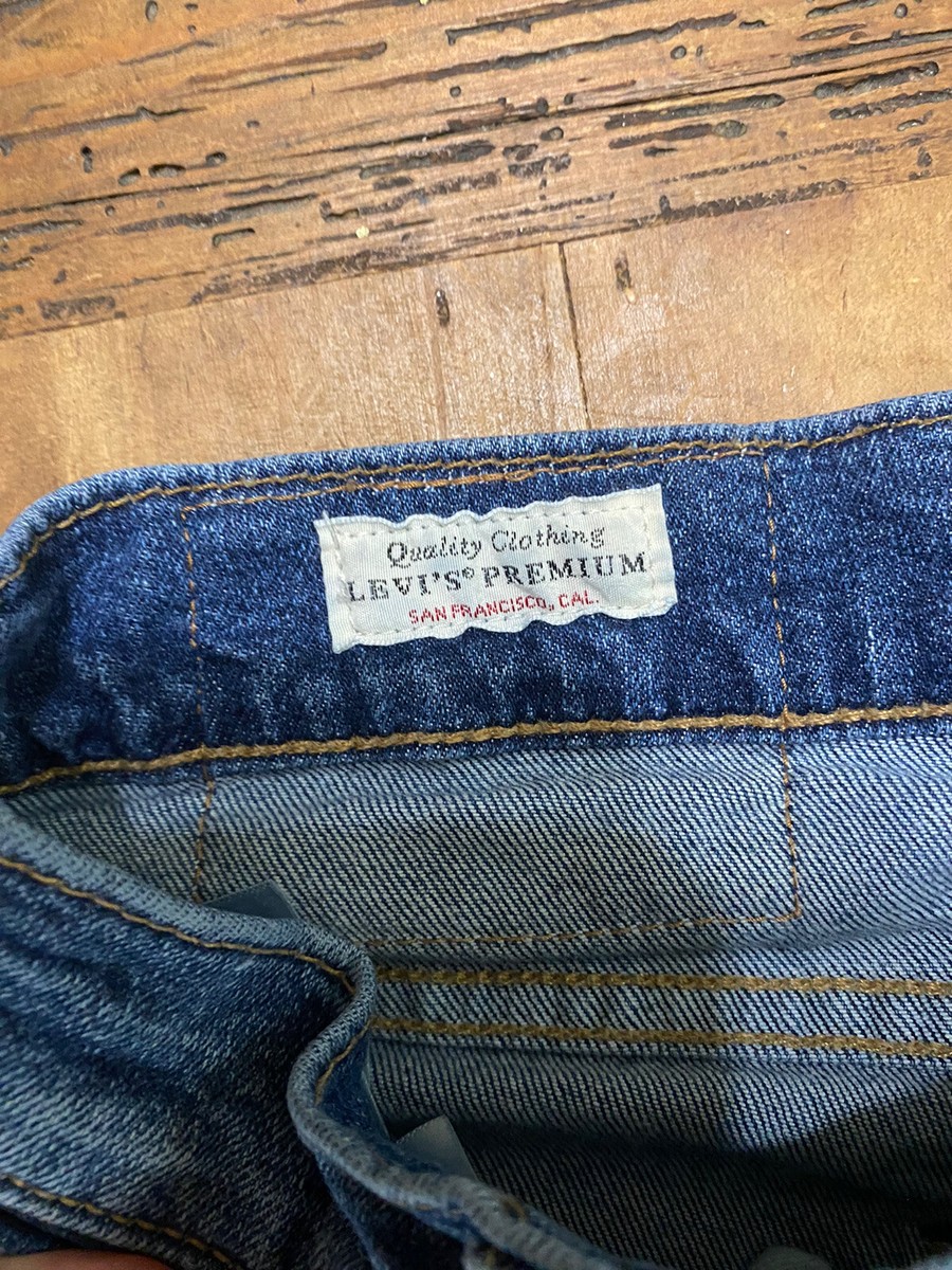 Levis Womans Lot 510 Jeans Big E W29 L30 Med Wash VGC PC9