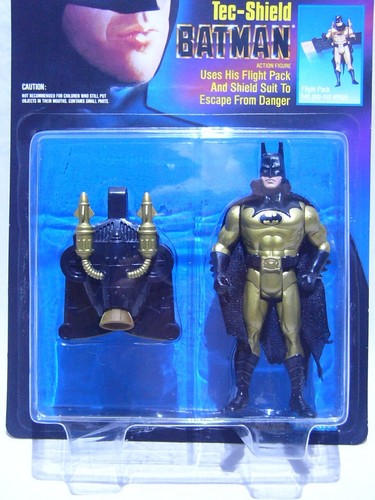 The Dark Knight Collection - Tec-Shield Batman - 1990 Kenner Vintage - Picture 2 of 3