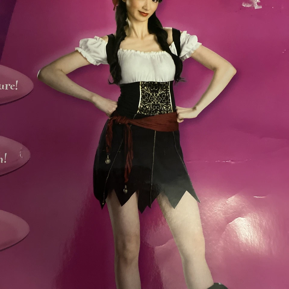 Disfraz de pirata Seven Seas Vixen para mujer talla 12-14  Foto 2 de 4