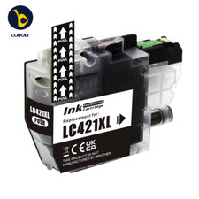BLACK INK CARTRIDGE LC421XL Fits For BROTHER DCP-J1050DW J1140DW MFC-J1010DW