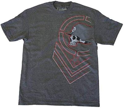 Metal Mulisha Chop Short Sleeve T-Shirt Tee Charcoal Gray Mens