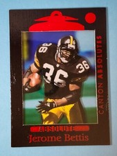 1999 Playoff Absolute SSD Canton Absolutes Jerome Bettis Steelers #125 🏈