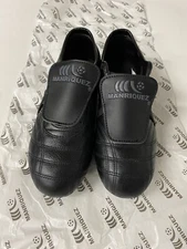 Soccer Cleats Manriquez MID SX Total Black Genuine Leather