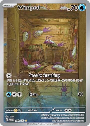 2023 PSA 10 Pokemon Paradox Rift Wimpod Illustration Rare IR 191