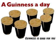 Guinness Beer - GOOD FOR YOU! New Metal Sign: 9x12" - Free Shipping