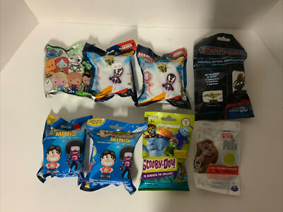 Lot of 8 Blind Bags The  Secret Life of Pets Scooby Doo Marvel Disney Steven NEW